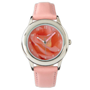 pink rose petals watch
