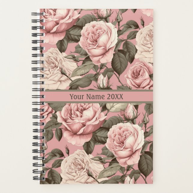 Pink Rose Planner (Front)