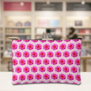 Pink Rose Seamless Pattern on Pouch
