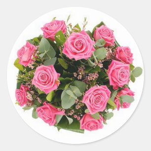 Pink Rose Stickers
