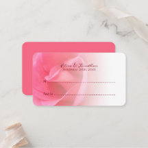Pink Rose Table Escort