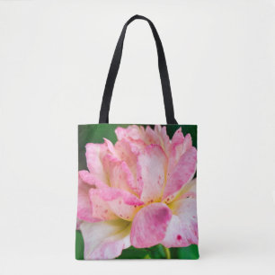 Pink Rose Tote Bag