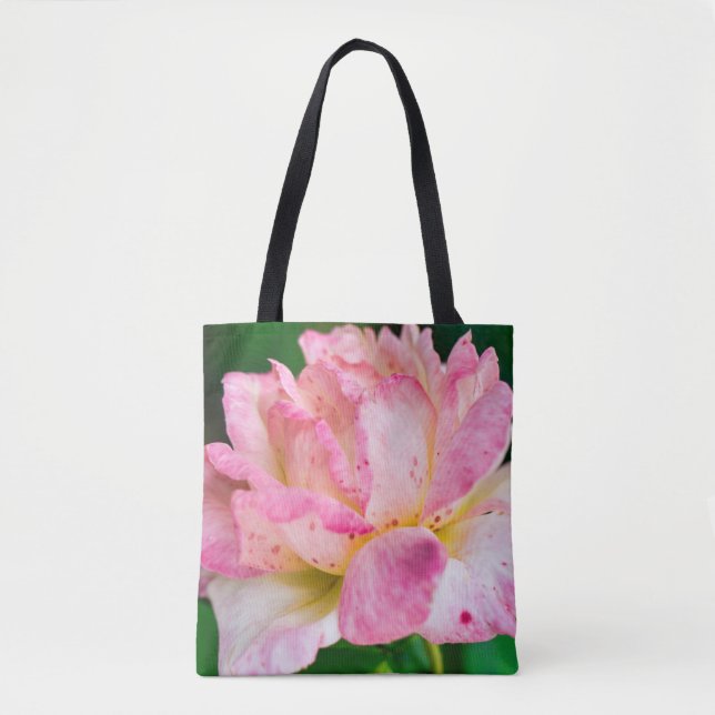 Pink Rose Tote Bag (Front)