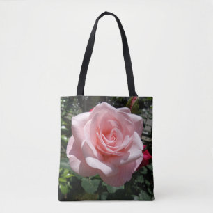 Pink Rose Tote Bag
