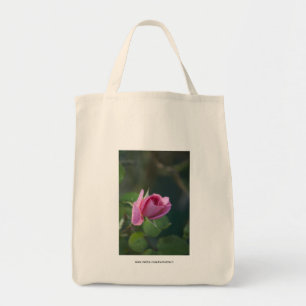 Pink Rose Tote Bag