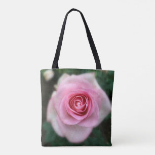 Pink Rose Tote Bag