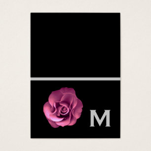 Pink Rose Wedding Gift Tags or Fold a Note