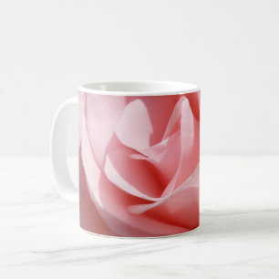 Pink Rose White Coffee Mug