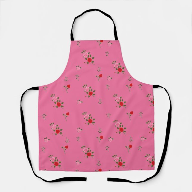 Pink roses apron (Front)