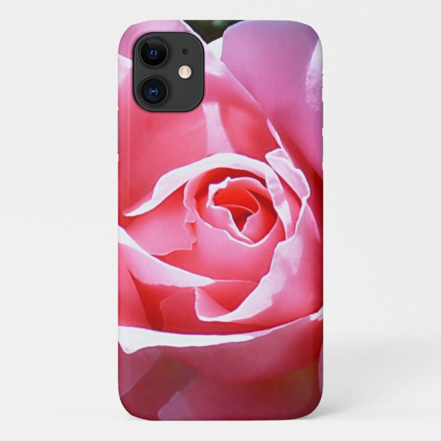 Pink Roses Barely There Apple iPhone11 Case (Back)