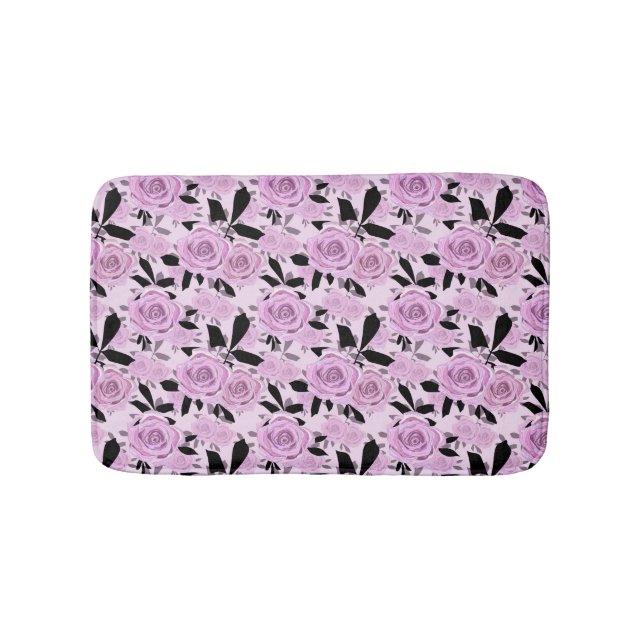 Pink roses   Bath Mat (Front)
