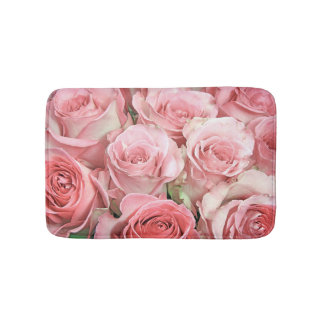 Pink Roses Bath Mat
