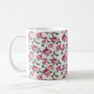 Pink Roses Coffee Mug