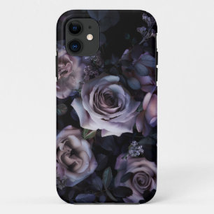 Pink Roses Dark & Moody iPhone 11 Case