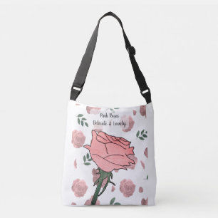 Pink Roses- Delicate and Lovely Crossbody Bag