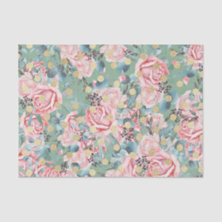 Pink Roses (Design 15 Pink Series) Tissue Paper