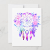 Pink Roses Dreamcatcher Floral Dreams