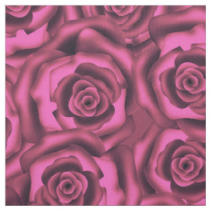 Pink roses fabric