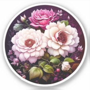 Pink Roses Floral 