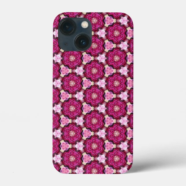 Pink roses floral pattern Case-Mate iPhone case (Back)