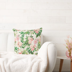Pink Roses Garden Cushion