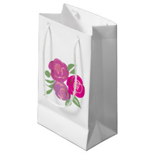Pink Roses Gift Bag