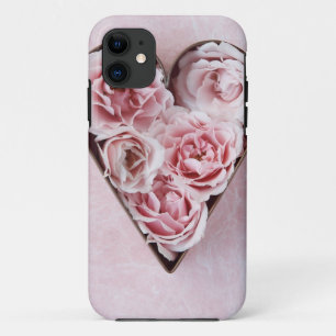 pink roses in cookie cutter iphone 5 ID case