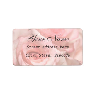 Pink Roses Label
