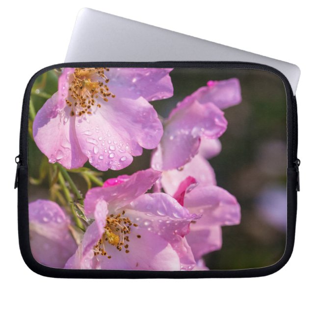 Pink Roses Laptop Sleeve (Front)