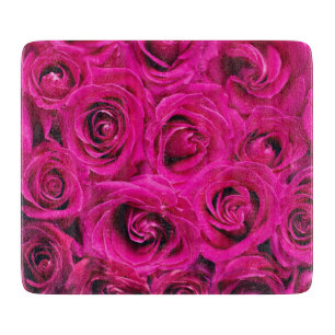 Pink Roses (Love and Romance) Cutting Board