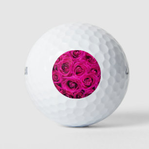 Pink Roses (Love and Romance) Golf Balls