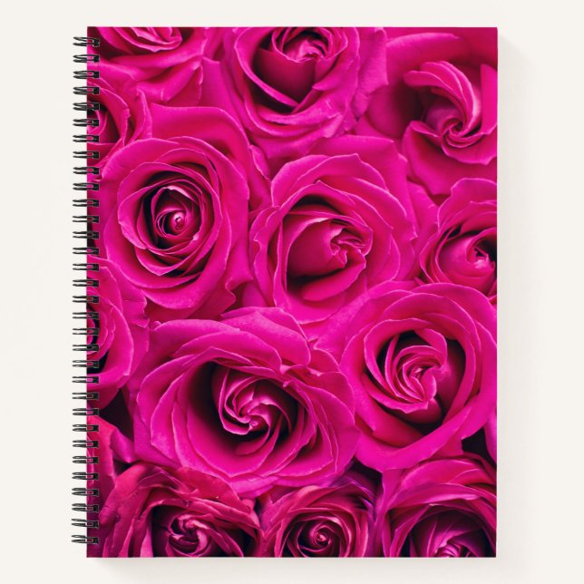 Pink Roses (Love and Romance) Notebook (Front)