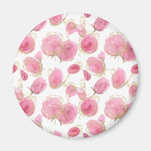 Pink roses magnet
