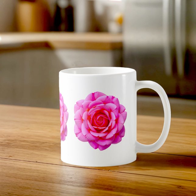 Pink Roses Mug (Mug with pink roses)