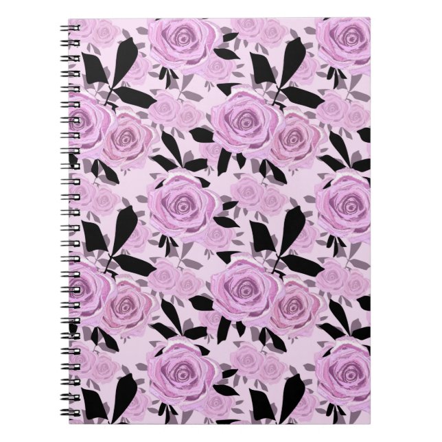  Pink roses   Notebook (Front)