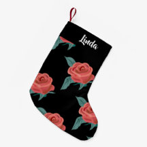 Pink roses on black 