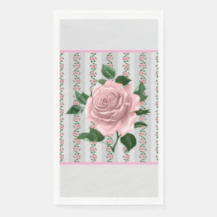 Pink Roses Paper Napkin