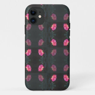 Pink Roses Pattern iPhone 11 Case