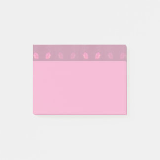 Pink Roses Pattern Header Post-it Notes