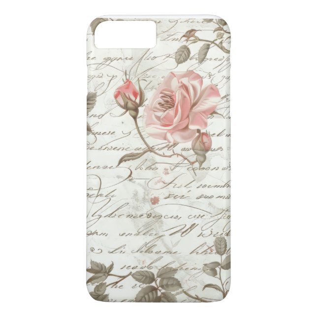 Pink Roses Phone Case (Back)