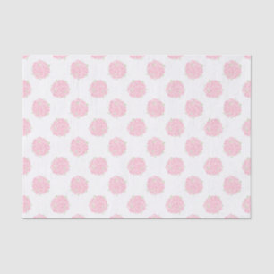 Pink roses posy graphic tissue paper