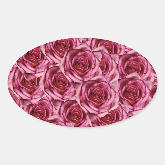 Pink Roses Sticker (Front)