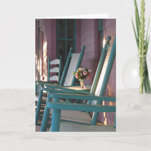 Pink Roses Sunrise - Martha's Vineyard Card