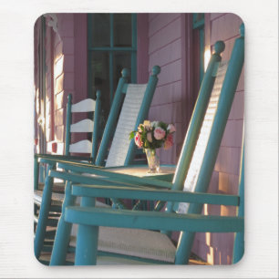 Pink Roses Sunrise - Martha's Vineyard Mouse Pad