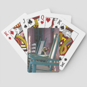 Pink Roses Sunrise - Martha's Vineyard Playing Cards
