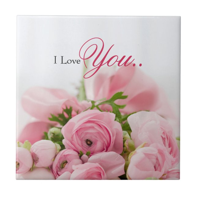 Pink roses tile (Front)