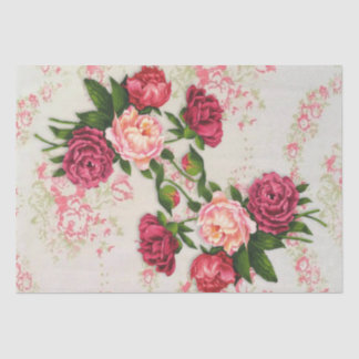 Pink Roses Tissue Paper