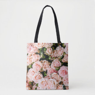 Pink Roses Tote Bag