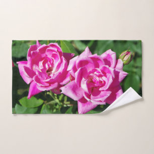 Pink Roses towel set