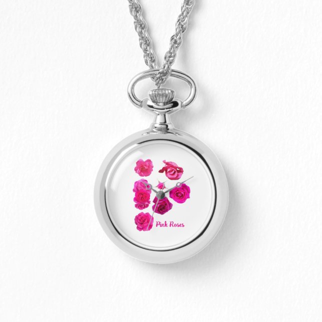 Pink Roses  Watch (Front)